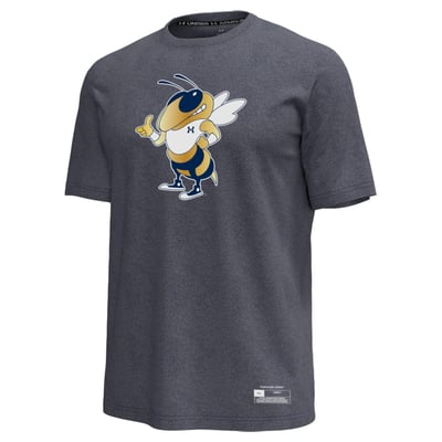  Georgia Tech Yellow Jackets Under Armour 30th Anniversary Icon T-Shirt - Heather Navy