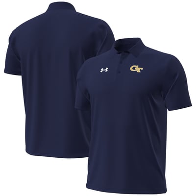 Georgia Tech Yellow Jackets Under Armour 2026 Sideline ArmourDry Polo - Navy