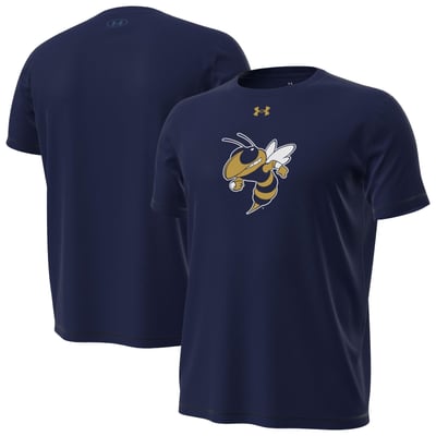  Georgia Tech Yellow Jackets Under Armour Core Tech Stretch T-Shirt - Navy