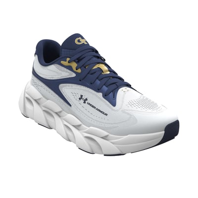 Georgia Tech Yellow Jackets Under Armour Halo Runner 2 Team Sneaker - White