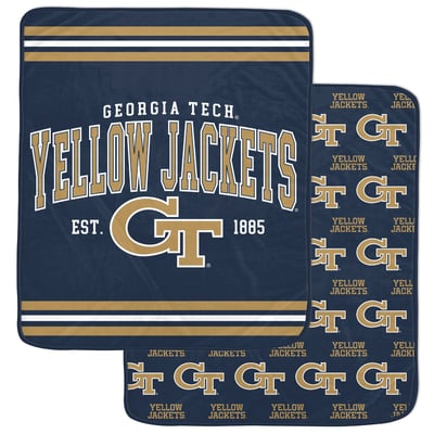 Georgia Tech Yellow Jackets Pegasus Legacy Arch Double-Sided 60" x 70" Blanket