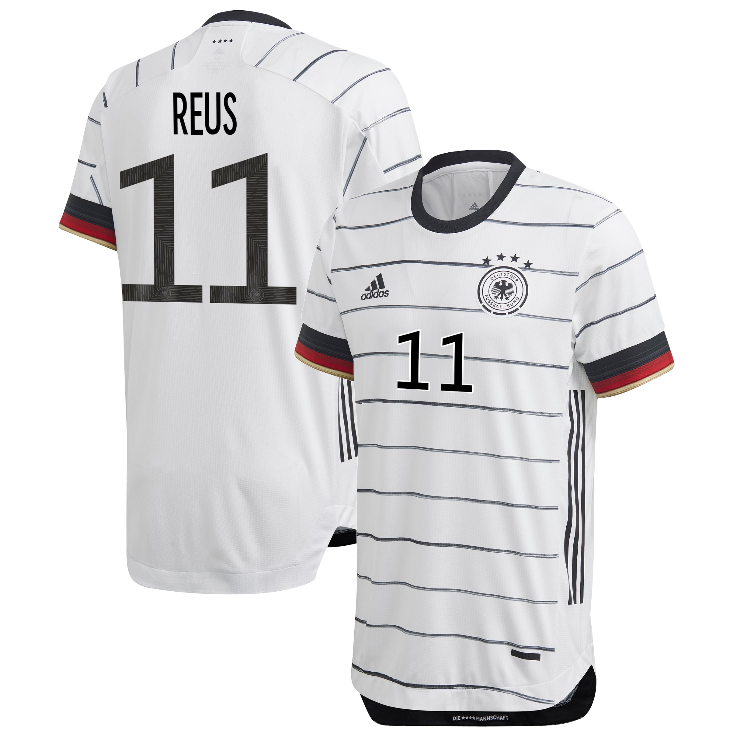オーセンティック  ドイツ代表 ユニフォーム L REUS mens-adidas-marco-reus-white-