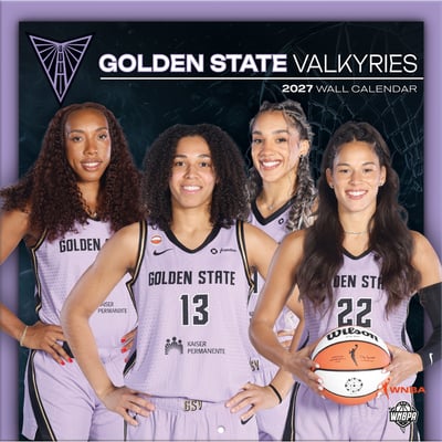 Golden State Valkyries 2027 12” x 12” Team Wall Calendar