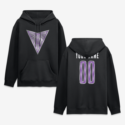 Golden State Valkyries Big & Tall Forged Mascot Personalized Name & Number Hoodie - Black