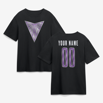 Golden State Valkyries Big & Tall Forged Mascot Personalized Name & Number T-Shirt - Black