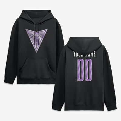 Golden State Valkyries  Forged Mascot Personalized Name & Number Hoodie - Black