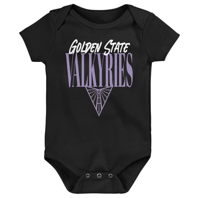  Golden State Valkyries Outerstuff Newborn Point Creeper - Black