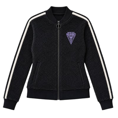Golden State Valkyries FISLL Unisex Sherpa Full-Zip Jacket - Black
