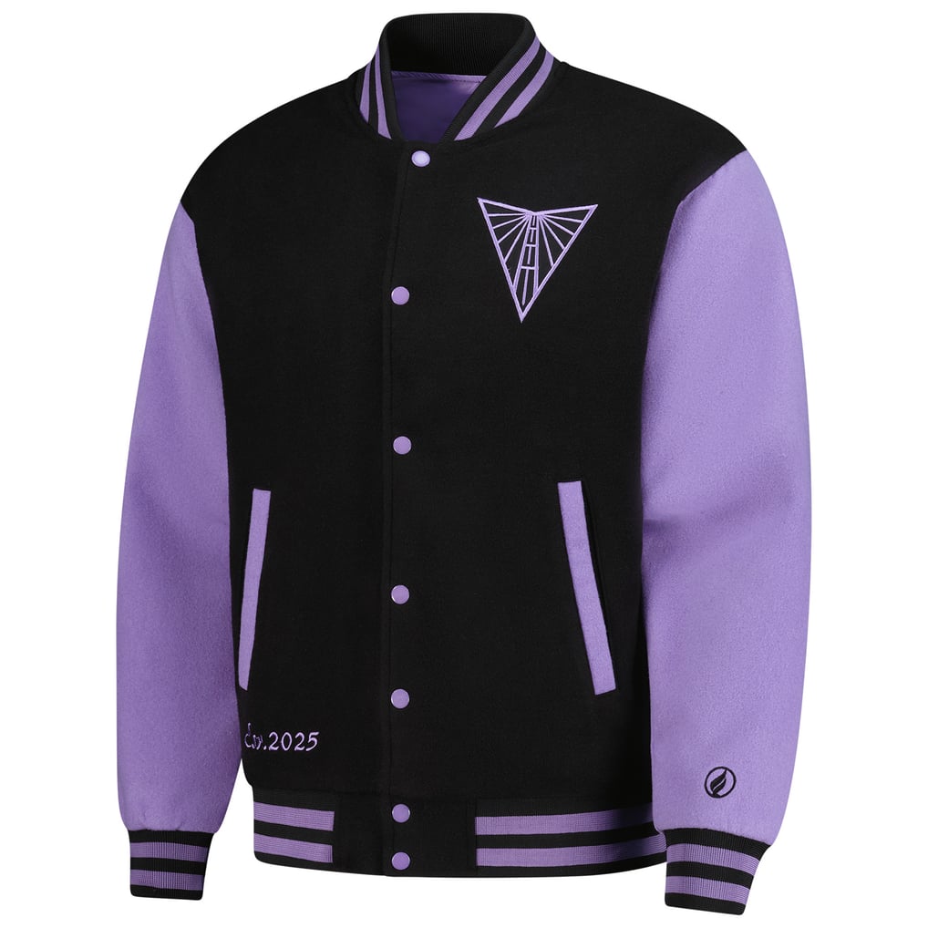 Golden State Valkyries FISLL Unisex Full-Snap Varsity Jacket - Eclipse Black