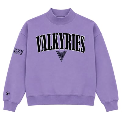 Golden State Valkyries FISLL Unisex Mock T-Neck Sweatshirt - Violet
