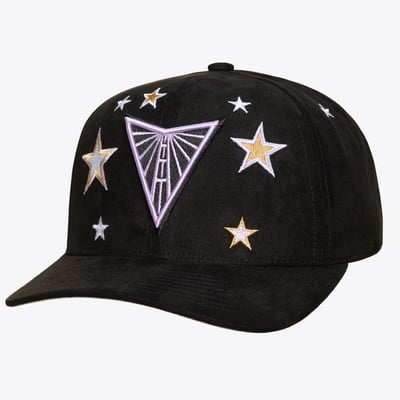  Golden State Valkyries Mitchell & Ness Unisex Star Splash Pro Snapback Hat - Black
