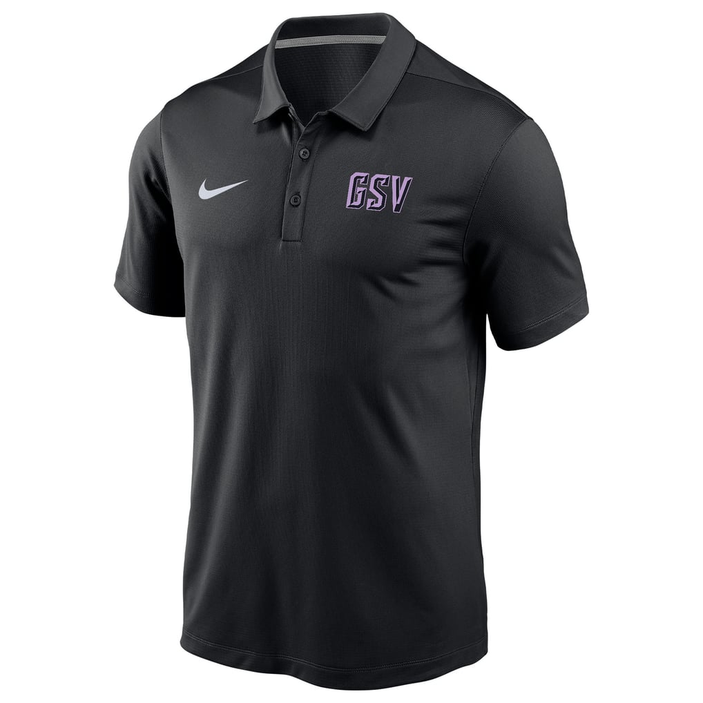Golden State Valkyries Nike Unisex Secondary Logo Varsity Polo - Eclipse Black
