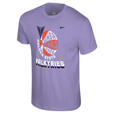 Golden State Valkyries Stadium Essentials Unisex 2026 WNBA Finals Open Book T-Shirt - Violet