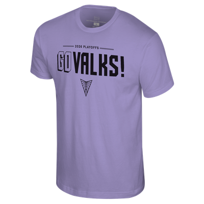 Golden State Valkyries Stadium Essentials Unisex 2026 WNBA Playoffs Go Valks T-Shirt - Violet