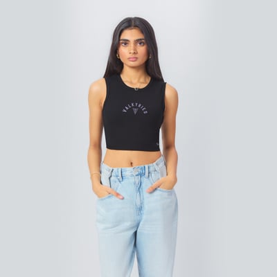 Golden State Valkyries Hype and Vice Women's Cut Off Tank Top - Black