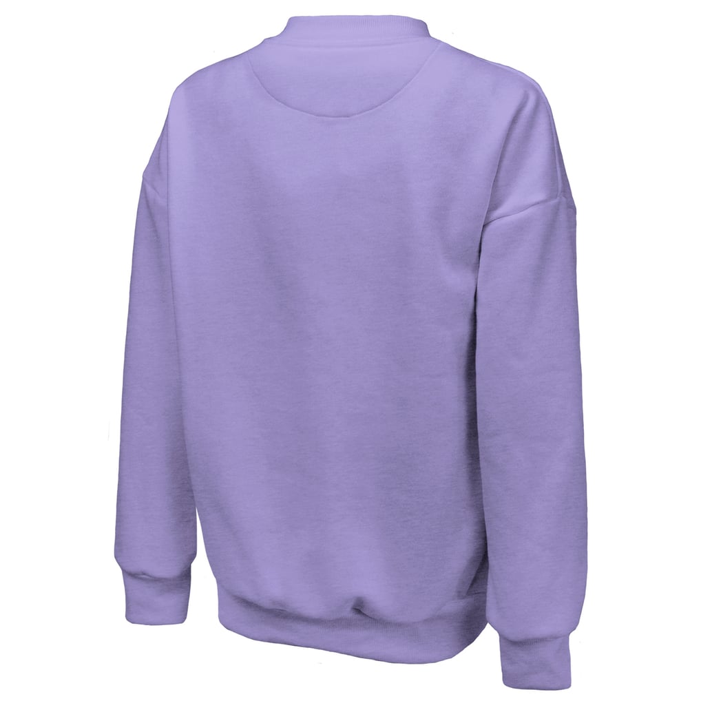 Golden State Valkyries Majestic Threads Women's Oversized Primary Logo Drop Shoulder Tri-Blend Pullover Sweatshirt - Violet