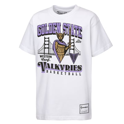  Golden State Valkyries Mitchell & Ness Youth Land of the Free T-Shirt - White