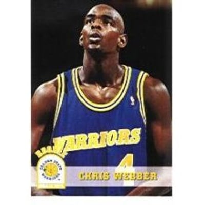 1993-94 Hoops #341 Chris Webber RC