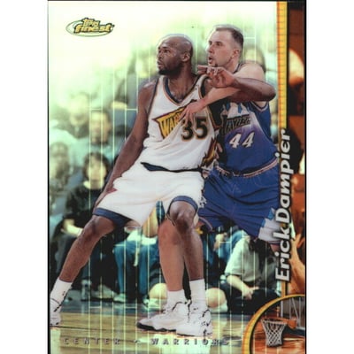 1998-99 Finest No Protectors Refractors #186 Erick Dampier