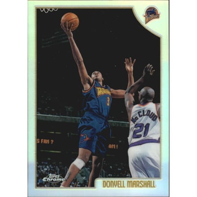 1998-99 Topps Chrome Refractors #139 Donyell Marshall