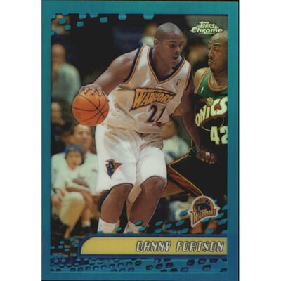 2001-02 Topps Chrome Refractors #11 Danny Fortson