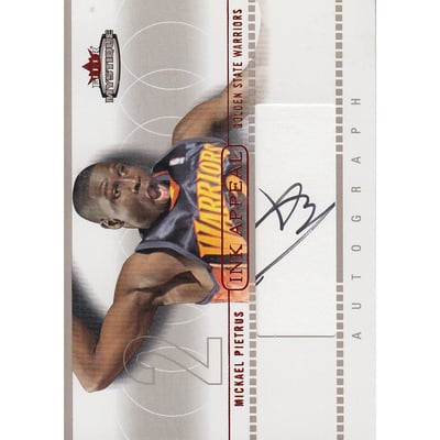 2003-04 Fleer Mystique Ink Appeal #MP Mickael Pietrus/150