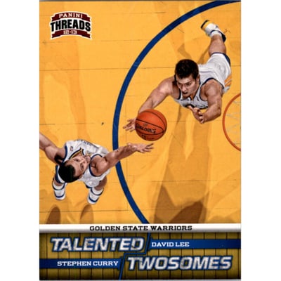 2012-13 Panini Threads Talented Twosomes #11 Stephen Curry/David Lee
