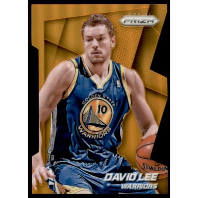 2014-15 Panini Prizm Prizms Orange Die Cut #31 David Lee