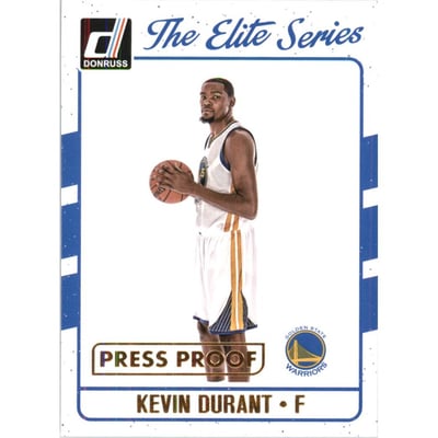 2016-17 Donruss Elite Series Press Proofs #3 Kevin Durant
