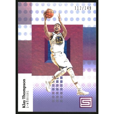 2017-18 Panini Status Purple #52 Klay Thompson
