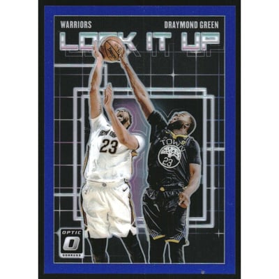 2018-19 Donruss Optic Lock it Up Blue #8 Draymond Green