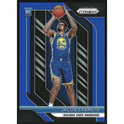 2018-19 Panini Prizm Prizms Blue #212 Jacob Evans III