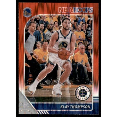 2019-20 Hoops Premium Stock Prizms Red Flash #60 Klay Thompson