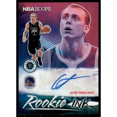 2019-20 Hoops Premium Stock Rookie Ink #12 Alen Smailagic