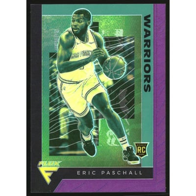 2019-20 Panini Chronicles Purple #600 Eric Paschall/Flux