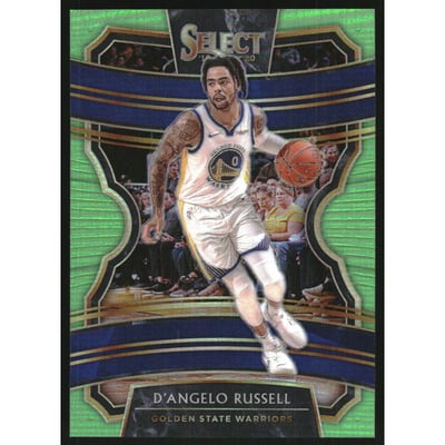 2019-20 Select Prizms Neon Green #88 D'Angelo Russell