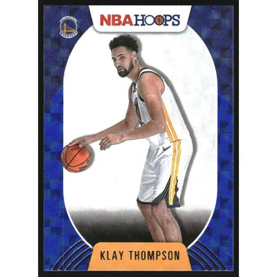 2020-21 Hoops Hyper Blue #77 Klay Thompson