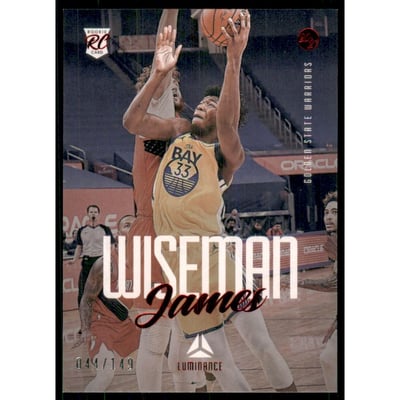 2020-21 Panini Chronicles Red #161 James Wiseman/Luminance