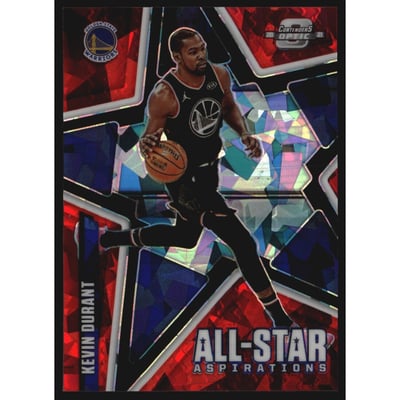 2020-21 Panini Contenders Optic All-Star Aspirations Red Cracked Ice #2 Kevin Durant