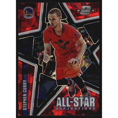 2020-21 Panini Contenders Optic All-Star Aspirations Red Cracked Ice #5 Stephen Curry
