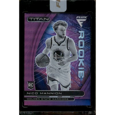 2020-21 Panini Flux Titan Rookie Purple #40 Nico Mannion