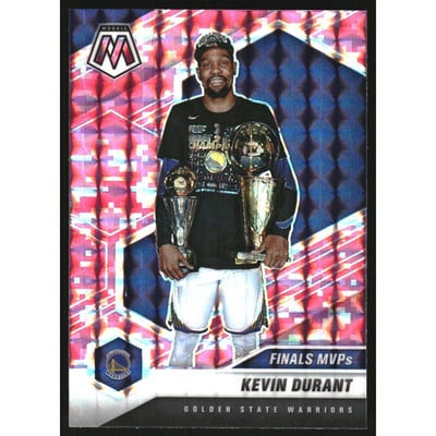 2020-21 Panini Mosaic Mosaic Camo Pink #296 Kevin Durant