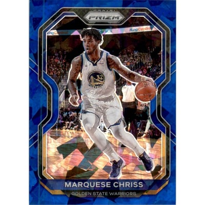 2020-21 Panini Prizm Prizms Blue Ice #177 Marquese Chriss