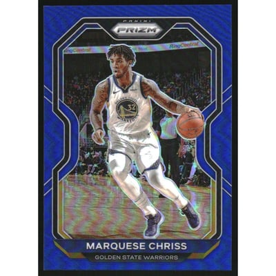 2020-21 Panini Prizm Prizms Blue #177 Marquese Chriss
