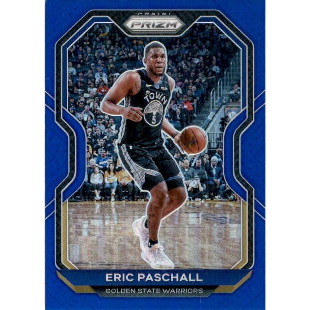 2020-21 Panini Prizm Prizms Blue #71 Eric Paschall