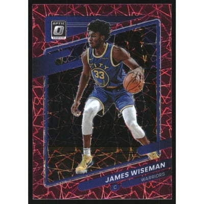 2021-22 Donruss Optic Pink Velocity #135 James Wiseman