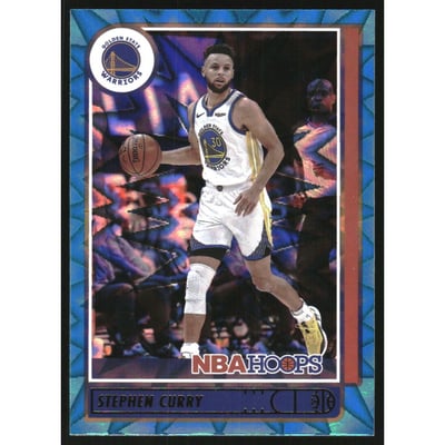 2021-22 Hoops Teal Explosion #18 Stephen Curry