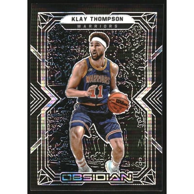 2021-22 Panini Obsidian Electric Etch Asia #40 Klay Thompson