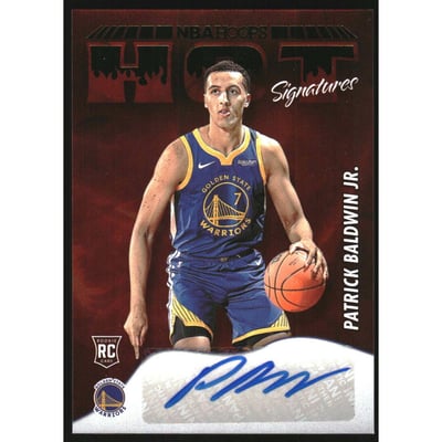 2022-23 Hoops Hot Signatures Rookies Green #28 Patrick Baldwin Jr.