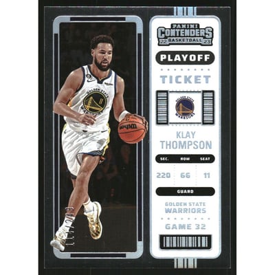2022-23 Panini Contenders Playoff Ticket #79 Klay Thompson
